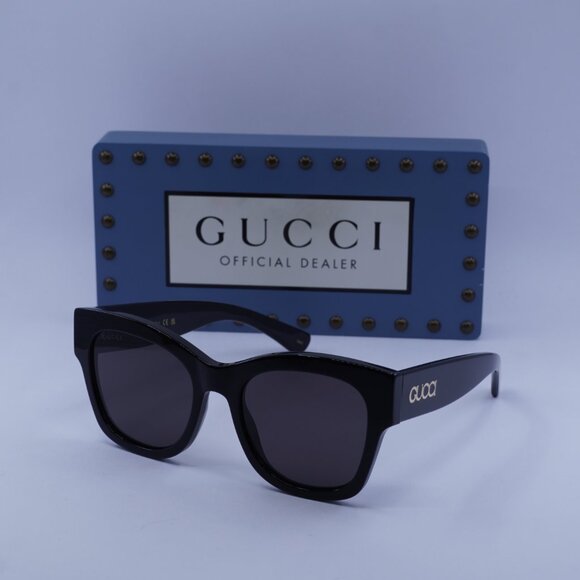 Gucci GG1789S 001 Square Sunglasses - Black/Grey main image 4